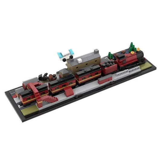 MOC-31632 Movie Hօgwarts Express And Hogsmeade Station Architecture Harry Potter