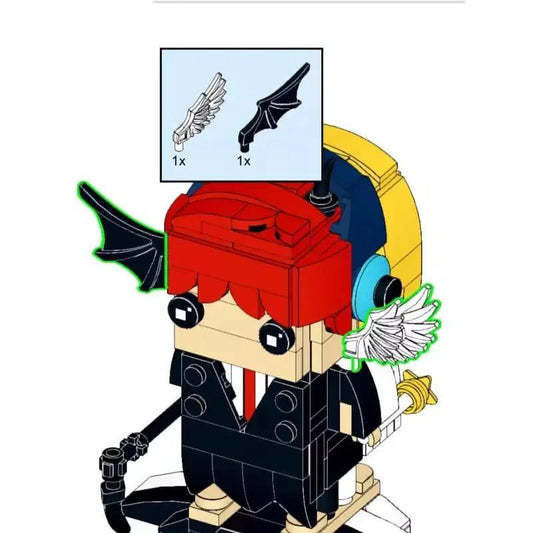 Angel Demon before and after