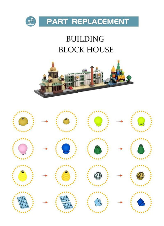 MOC-42108 Miniature Skylines - Saint Petersburg, Russia