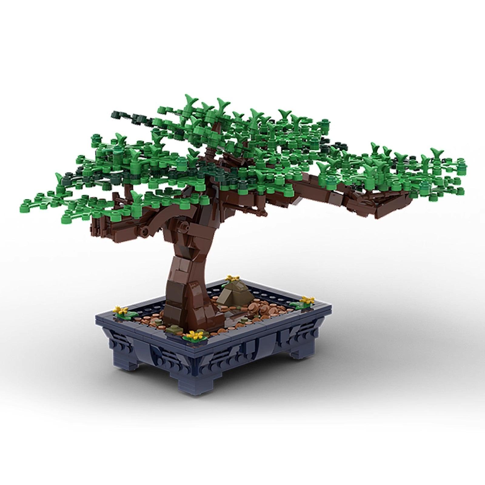 bonsai tree lego pieces MOC-62184 Bonsai Tree– MOC Brick Store