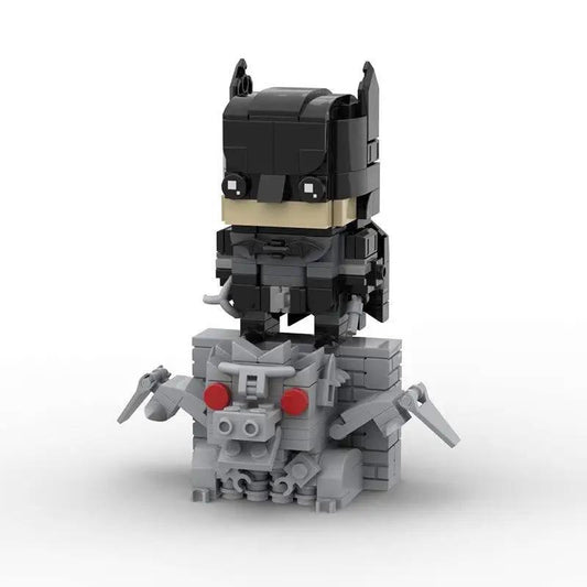MOC Custom Batman Brickheadz + Base