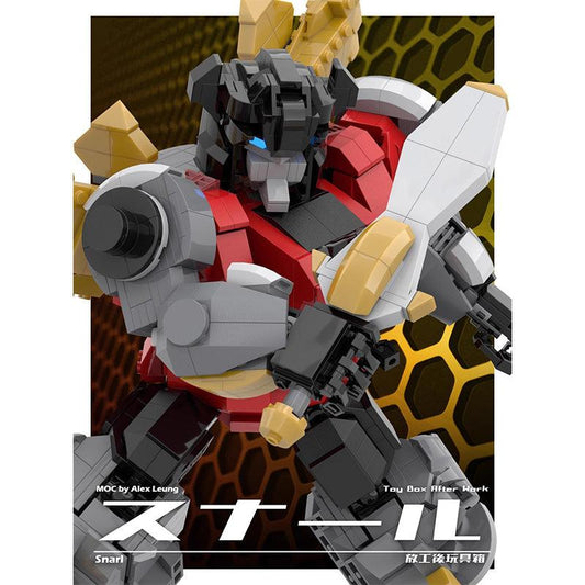 MOC- Transformers G1 Dinobots Snarl