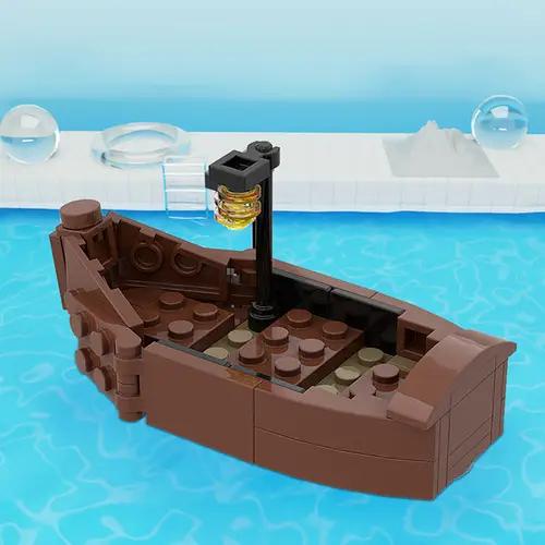 MOC-56225 Rowing Boat Add on for 2bricks Boathouse MOC