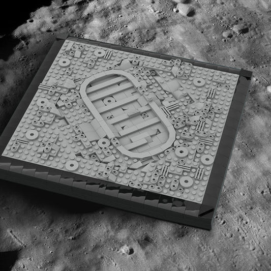 MOC-134134 Footprint on the Moon