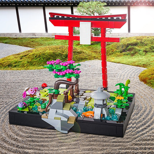 MOC-64508 Japanese garden for Brickheadz