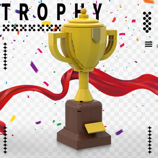 MOC-142969 Large Yellow Trophy and Stand