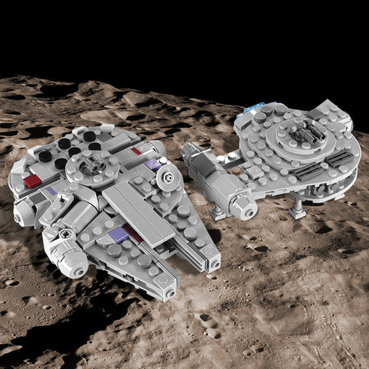 MOC-18554 Millenniumm Falcon & Outrider Micro/Midi Scale