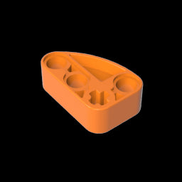 GDS-2016 - Technic Beam 2 x 3 L-Shape with Quarter Ellipse Thick