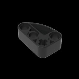 GDS-2016 - Technic Beam 2 x 3 L-Shape with Quarter Ellipse Thick