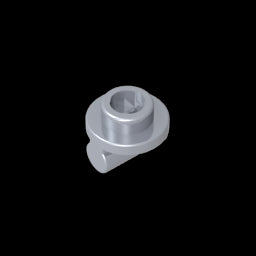 GDS-2045 - Plate Round 1 x 1 with Open Stud and Bar on Underside