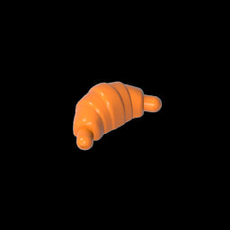 GDS-2053 - Food Croissant - Rounded Ends