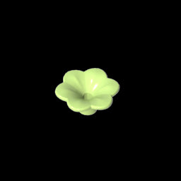 GDS-2059 - Plant, Outdoor Accessory Kit, Flower with 6 Rounded Petals and Pin