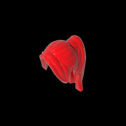 GDS-2068 - Minifig Hair Ponytail Long with Side Bangs