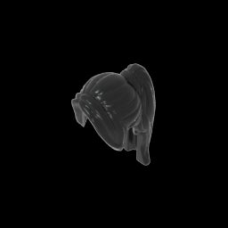 GDS-2068 - Minifig Hair Ponytail Long with Side Bangs