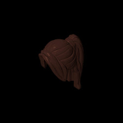GDS-2068 - Minifig Hair Ponytail Long with Side Bangs