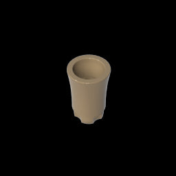 GDS-2081 - Plant, Palm Tree Trunk - Short Connector, Axle Hole with 2 Inside Prongs