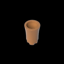 GDS-2081 - Plant, Palm Tree Trunk - Short Connector, Axle Hole with 2 Inside Prongs