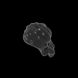 GDS-2086 - Minidoll Hair Long Wavy, Right Side Part, with Short Sides, 2 Holes - 1 each on Top and Side (Ariel)