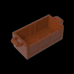 GDS-2100 - Treasure Chest Bottom with Rear Slots