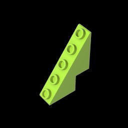 GDS-2105 - Slope 53 Degrees 3 x 1 x 3 1/3 with Studs on Slope