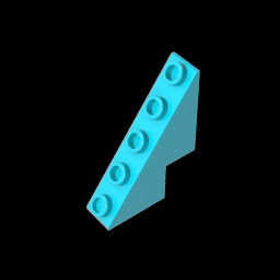 GDS-2105 - Slope 53 Degrees 3 x 1 x 3 1/3 with Studs on Slope