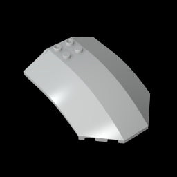 GDS-21122 - Windscreen 8 x 6 x 2 Curved