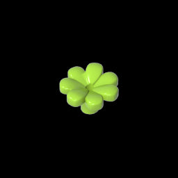 GDS-2118 - Plant, Flower, Minifig Accessory with 7 Thick Petals and Pin