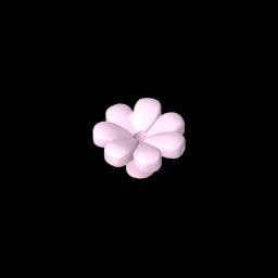 GDS-2118 - Plant, Flower, Minifig Accessory with 7 Thick Petals and Pin