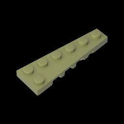 GDS-2143 - Wedge Plate 6 x 2 Right