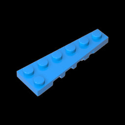 GDS-2143 - Wedge Plate 6 x 2 Right