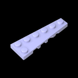 GDS-2143 - Wedge Plate 6 x 2 Right