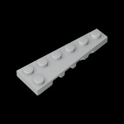 GDS-2143 - Wedge Plate 6 x 2 Right
