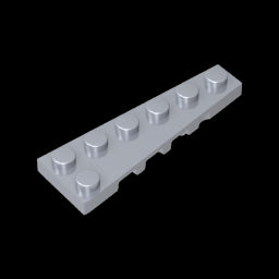 GDS-2143 - Wedge Plate 6 x 2 Right