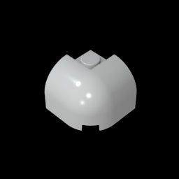 GDS-2181 - Brick Curved 2 x 2 x 1 1/3 with Curved Top - Corner