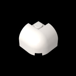 GDS-2181 - Brick Curved 2 x 2 x 1 1/3 with Curved Top - Corner