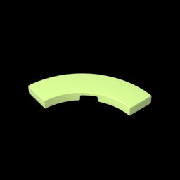 GDS-2182 - Tile 3 x 3 Curved, Macaroni