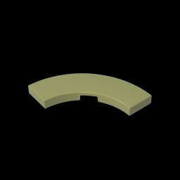 GDS-2182 - Tile 3 x 3 Curved, Macaroni