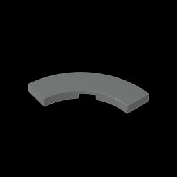 GDS-2182 - Tile 3 x 3 Curved, Macaroni