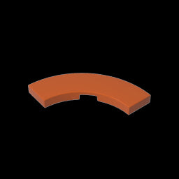 GDS-2182 - Tile 3 x 3 Curved, Macaroni