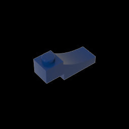 GDS-2183 - Brick Curved 3 x 1 with 2/3 Inverted Cutout