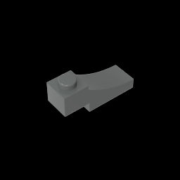GDS-2183 - Brick Curved 3 x 1 with 2/3 Inverted Cutout