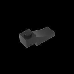 GDS-2183 - Brick Curved 3 x 1 with 2/3 Inverted Cutout