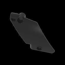 GDS-2194 - Technic Panel Curved 5 x 7 Parallelogram Left