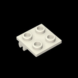 GDS-2197 - Wheel Holder 2 x 2 Thin with Clips, Plane Single