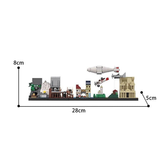 MOC-21572 Indiana Jones Skyline Architecture