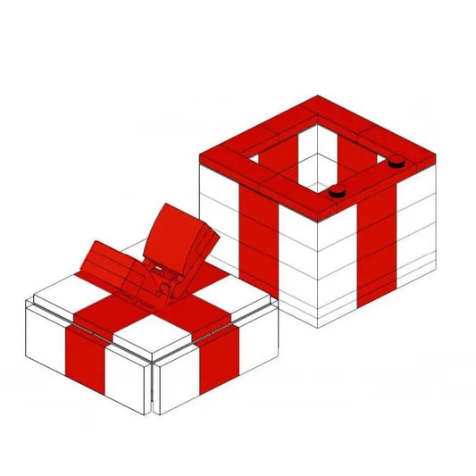 White butterfly ring box