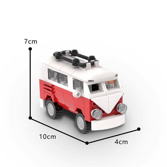 MOC-46056 Mini VW camper vans - T1, T2, T3, T3 Syncro and T6