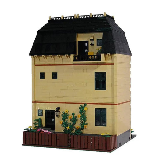 MOC-10702 Tan Townhouse Modular Building