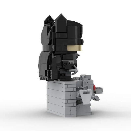 MOC Custom Batman Brickheadz + Base