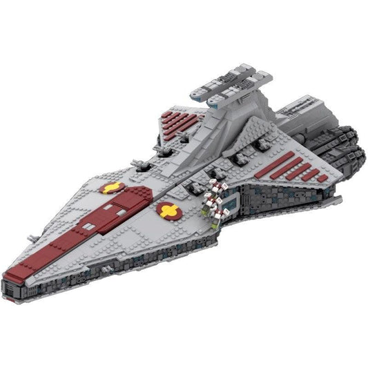 MOC-43186 Venator-class Republic Attack Cruiser (with interior) - the Clone Wars